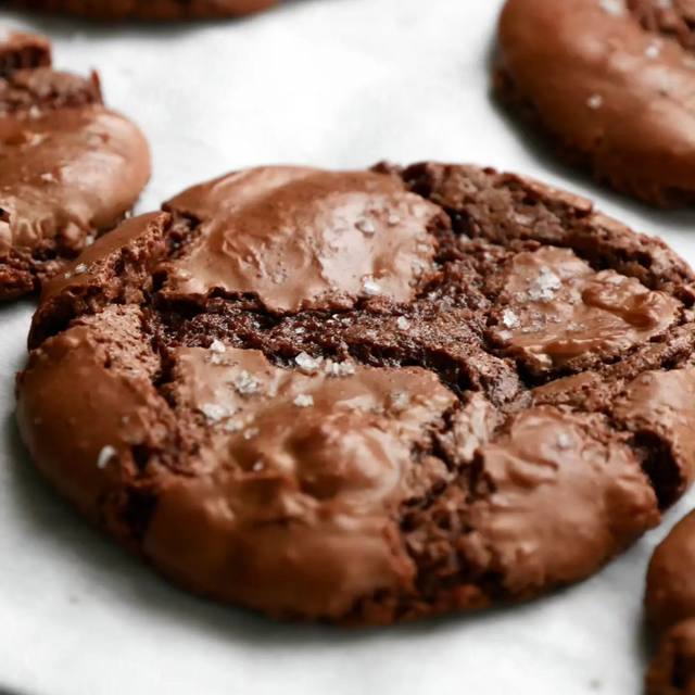 Instagram WAKE UP : Cookie brownie à la fleur de sel